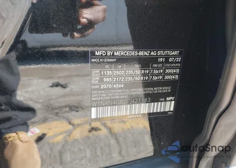 2023 Mercedes-Benz Gla 250 z USA, uszkodzony, nr VIN W1N4N4GB2PJ421183